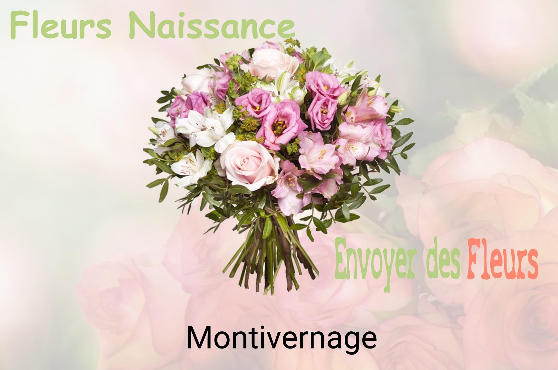 Bouquet de fleurs de naissance livré à Montivernage